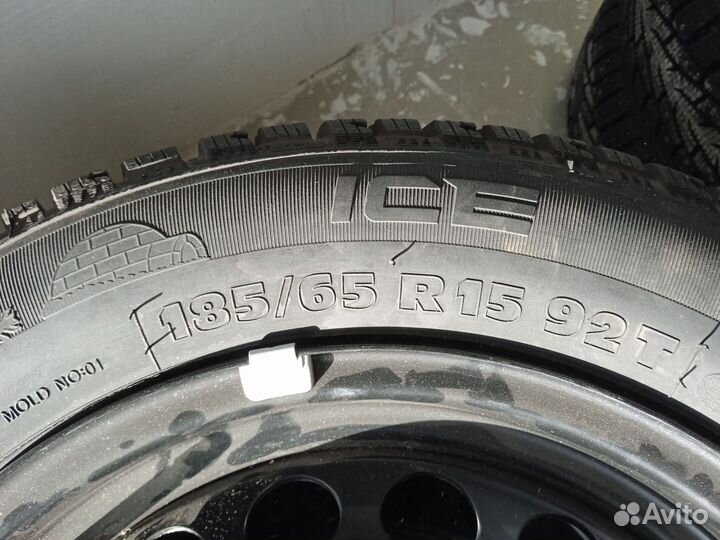 Колеса в сборе новые 185/65 R15 шип Логан, Сандеро