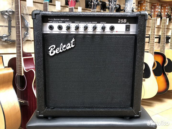 Комбоусилитель для бас гитары Belcat 25B, 25Вт