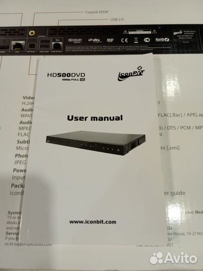 Cетевой медиа плеер iconBIT HD500DVD