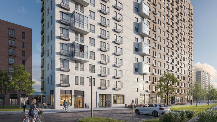 Квартира-студия, 21,7 м², 9/15 эт.