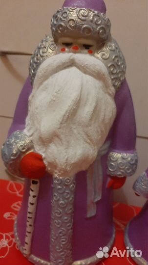 Дед Мороз и снегурочка СССР пластик