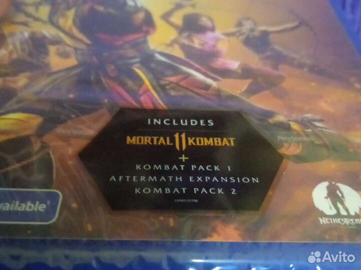 Новый Mortal Kombat 11 Ultimate PS4 в пленке