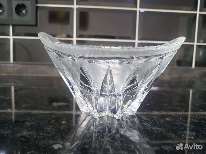 Хрустальная конфетница СССР