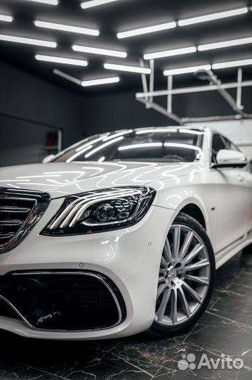 Обвес Mercedes S-class w222 в стиле S63 + решетка