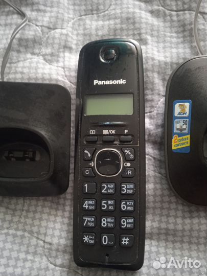 Телефон panasonic трубка радио