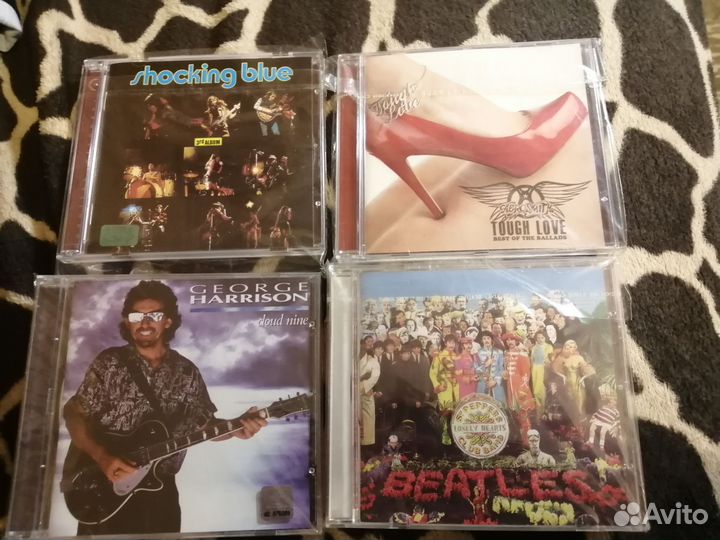CD компакт диски. Рок и поп музыка