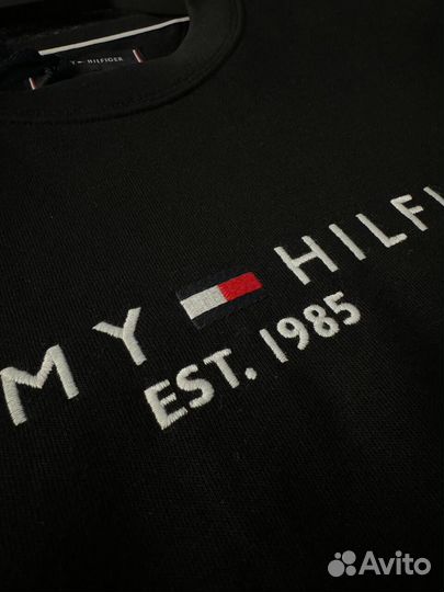 Свитшот Tommy Hilfiger 1985 черный