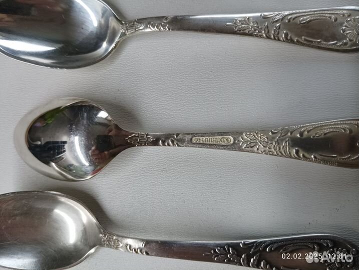 Мельхиоровые ложки СССР
