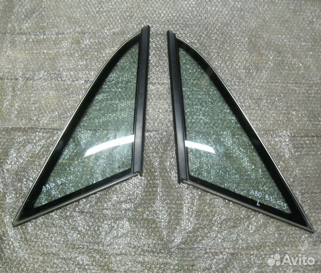 Стекло боковое глухое Audi 80 B3