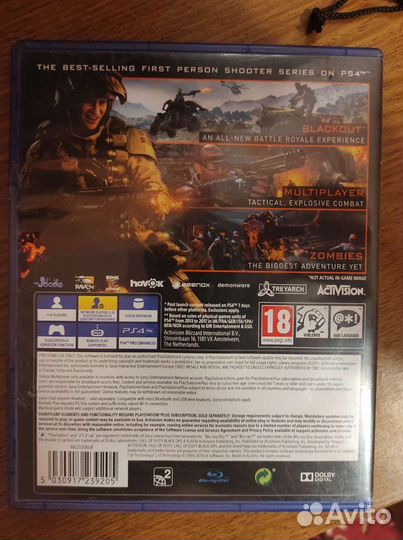 Call of duty black ops 4 ps4
