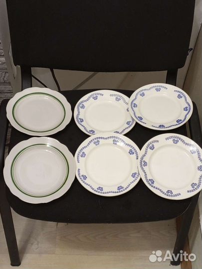 Тарелки разные