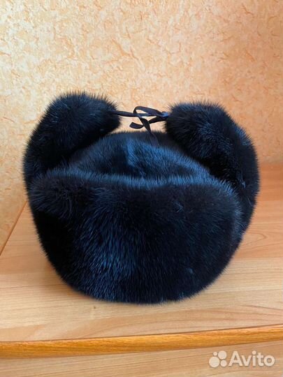 Норковая шапка мужская