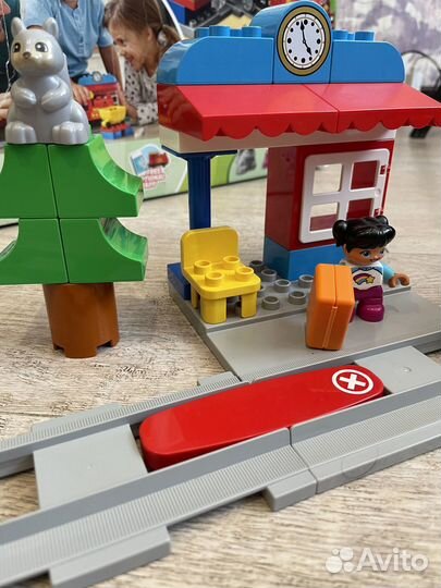 Lego duplo поезд на паровой тяге 10874