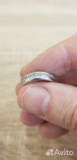 Золотое кольцо с бриллиантами(кольцо вечности)