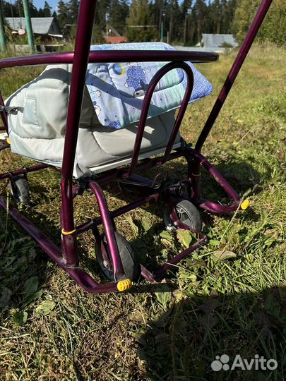 Детские санки с колесами