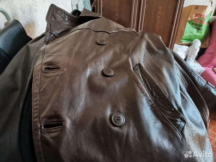 Кожаный плащ нквд