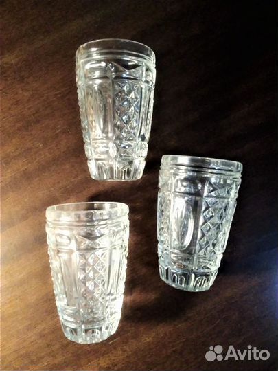 Стаканы хрустальные