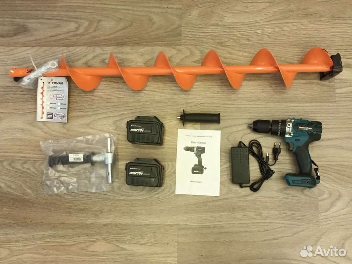 Шуруповерт Heimerdinger + ледобур Motoshtorm 130R