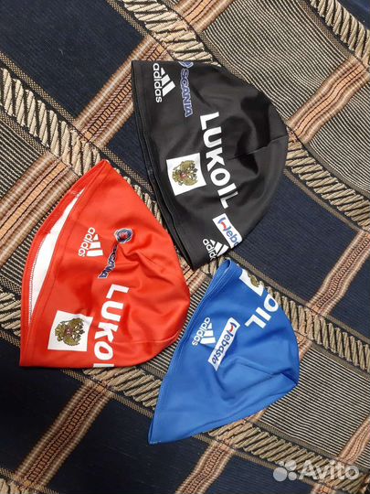 Лыж.Беговые шапочки полоски Сб.России adidas S-M-L