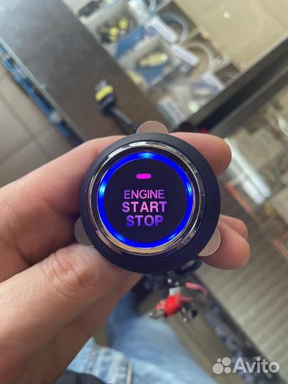 Кнопка старт-стоп с бесключевым доступом PKE №11