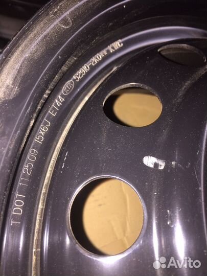 Диски стальные R15 kia /hyunday 5/114.3