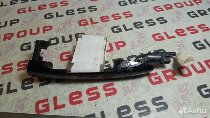 Ручка двери наружная передняя DE L с кнопкой б/у Demio Mazda 2