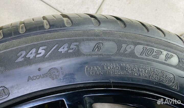 Колеса BMW 647М + Michelin Pilot Sport 3 245/45/19