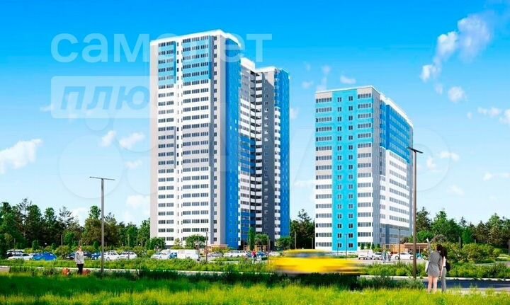 Квартира-студия, 23 м², 6/25 эт.
