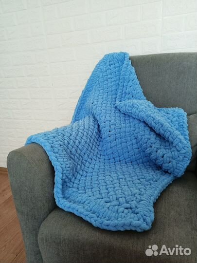 Плед детский плюшевый