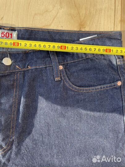 Мужские джинсы levis 501 W40, L34 на болтах