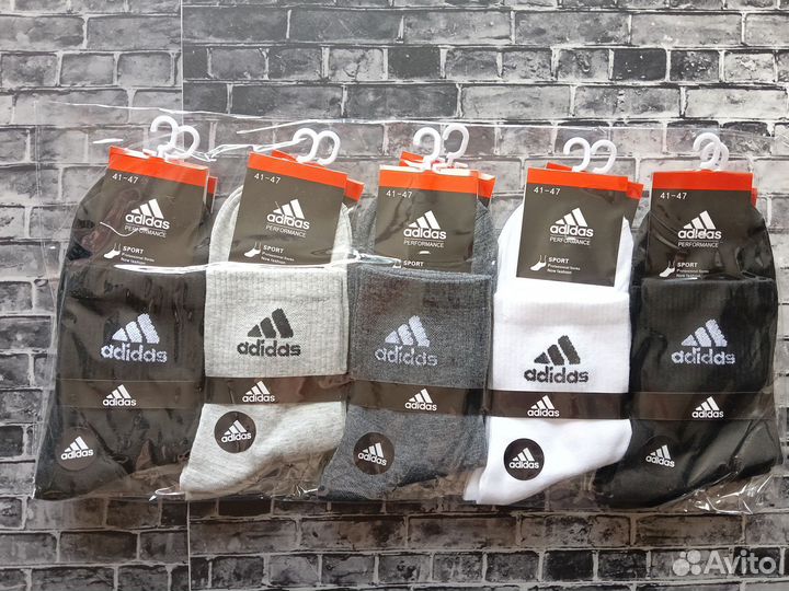 Носки Nike Adidas хлопок