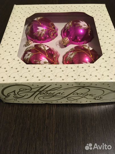 Ручная работа ф-ка Иней, 1995г/ Елочные украшения