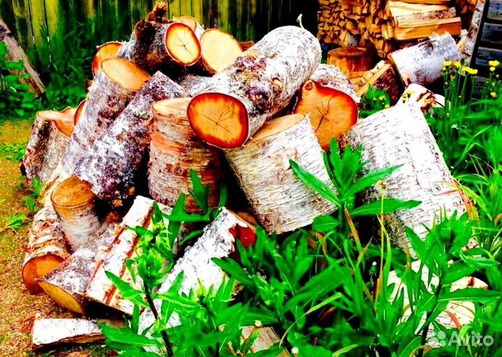 Дрова в сетках