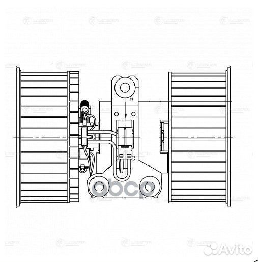 Э/вентилятор отоп. для а/м BMW X5 (E53) (00) /L
