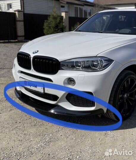 Слиттер переднего и заднего бампера BMW X5 F15