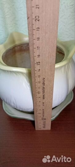 Горшок керамика тюльпан