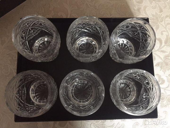 Рюмки хрустальные