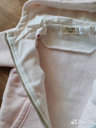 Теплый комбинезон на девочку 68-74