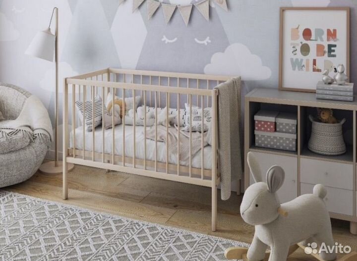 Детская кроватка 120х60 с матрасом