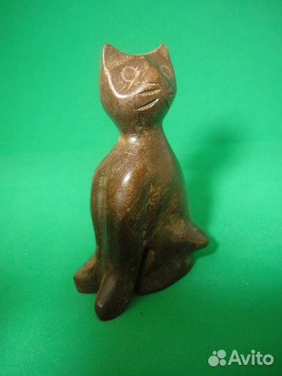 Фигурка кошки из дерева, этника