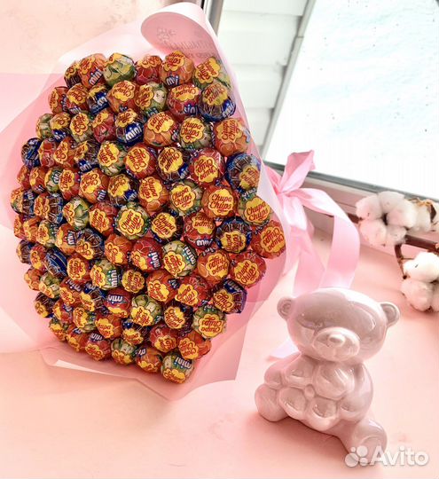 Букет из чупа чупсов