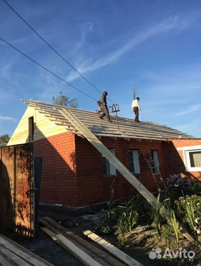 Кровля/Замена Венцов/Подъем Домов/Фундамент