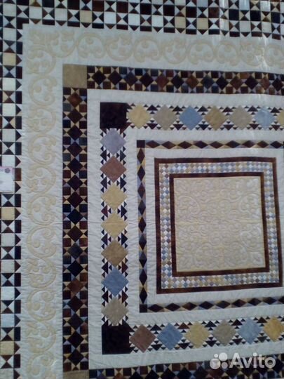 Одеяло ручной работы в технике 