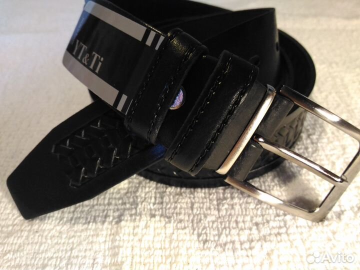 Ремень кожаный, новый