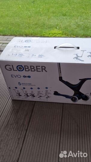 Самокат трёхколёсный Globber Evo