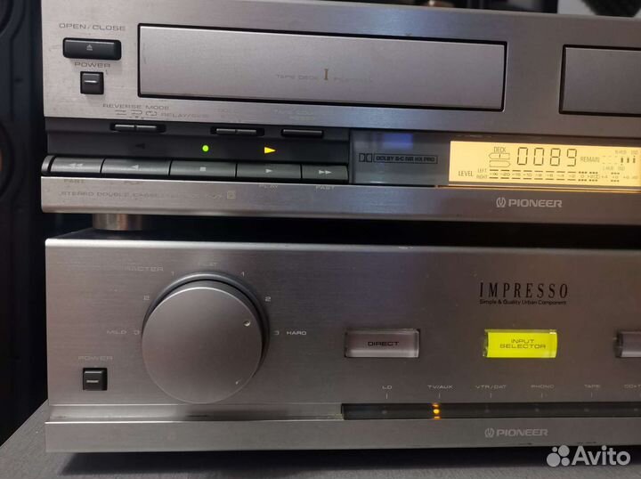 Pioneer A-J7 усилитель двойное моно, Japan