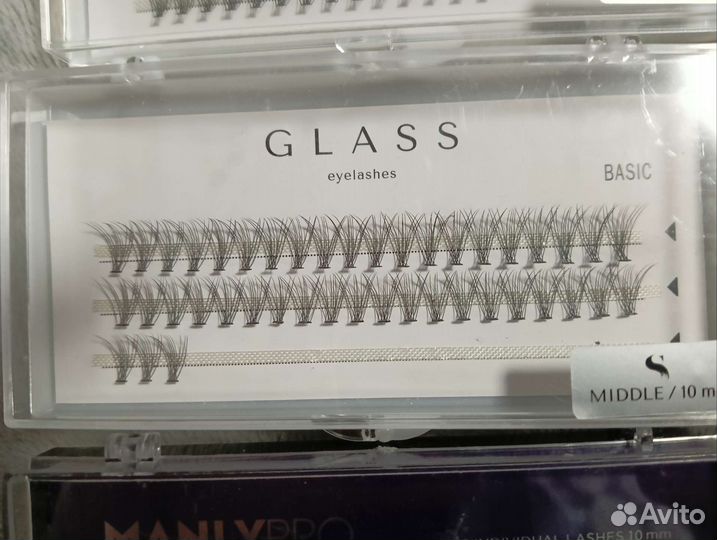 Накладные ресницы пучки