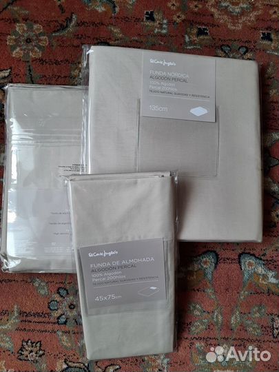 Португальское постельное евробелье 220х220