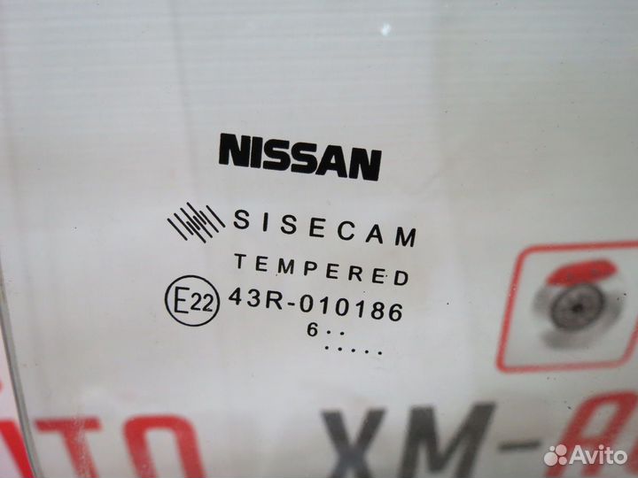 Стекло двери заднее правое Nissan Almera G15