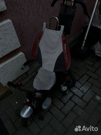 Детский велосипед с ручкой lexx trike